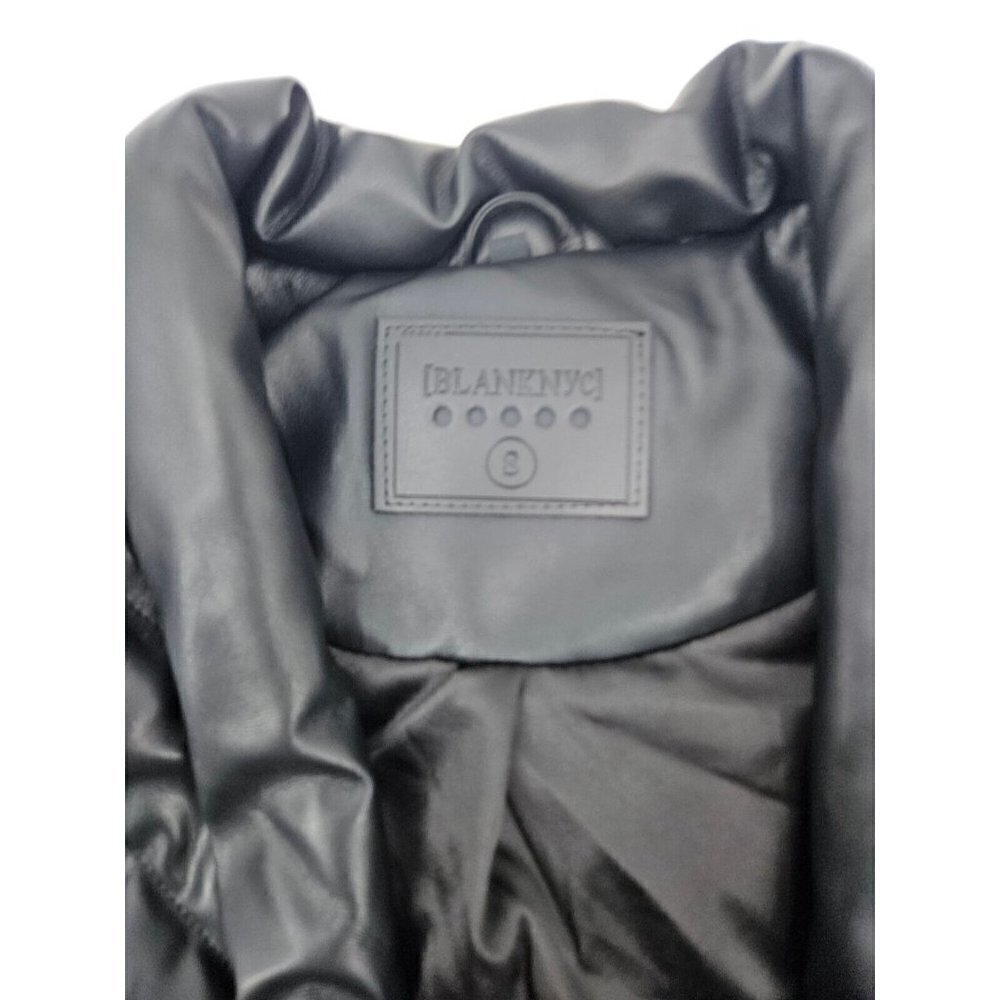 New BlankNYC Under the Radar Vest Womens S Black Vegan Leather Quilted Blank NYC - Picture 6 of 10